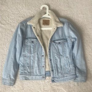 Levi Sherpa Jean Jacket